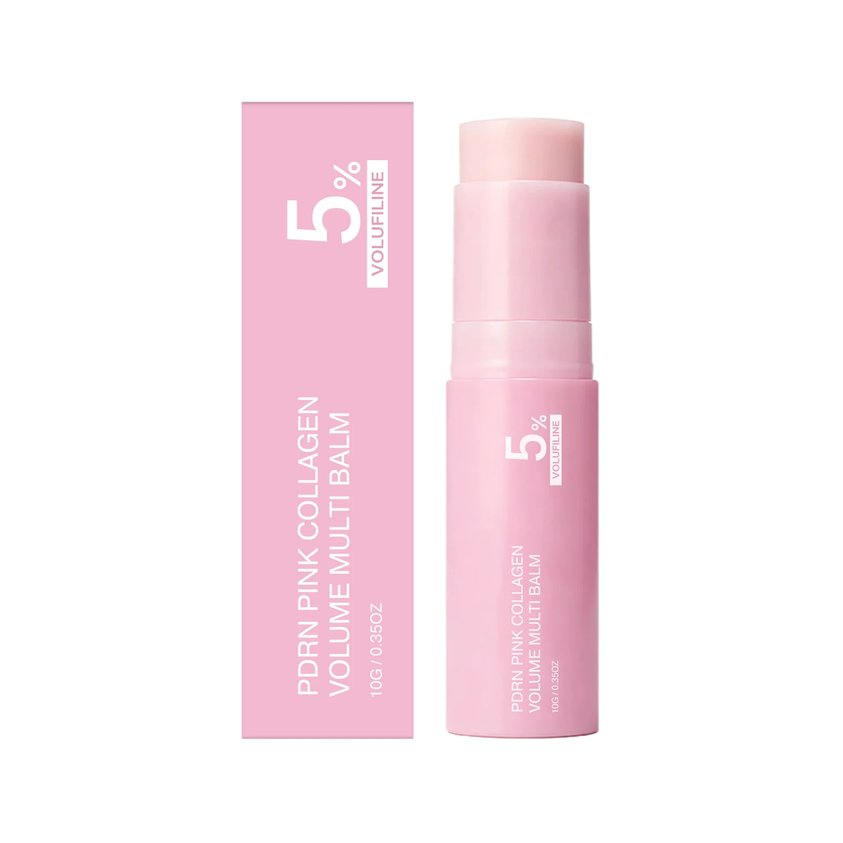 Pink Multi-Effect Moisturizing Balm Stick, Creamy Texture Face & Neck Skin Care, Smooth & Hydrating Portable Balm