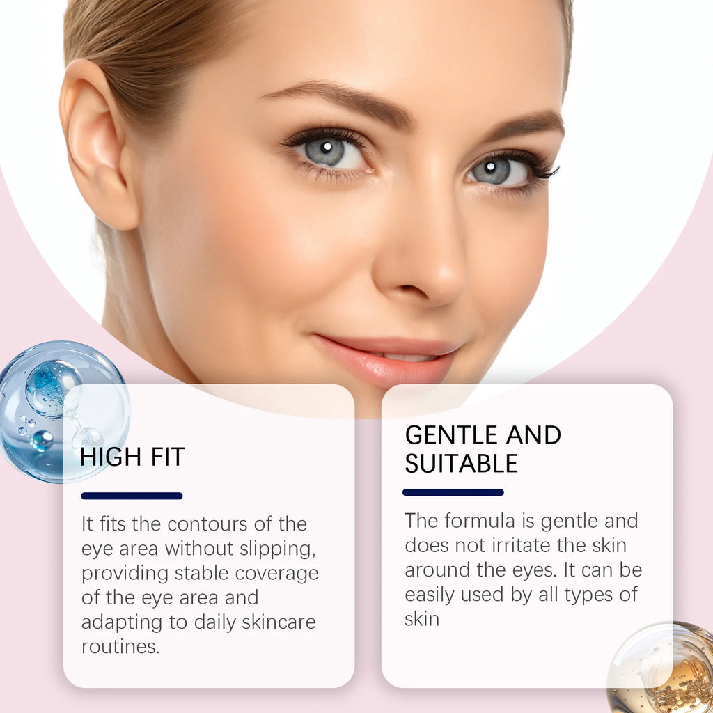 Collagen Multi-Peptide Eye Gel Patch Firming Lifting Reduce Wrinkles Fade Fine Lines anti Dark Circles Moisturizing Eye Patches